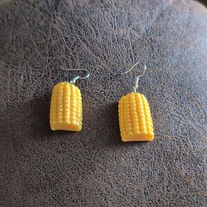 2$ Add On⭐Yellow Corn Earrings